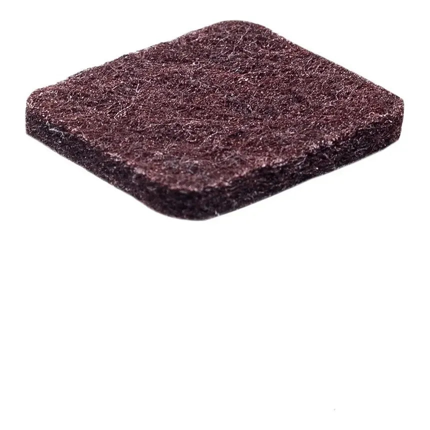 Topetina Suprabond De Fieltro Marrón Cuadrada 30mm Cuadrado