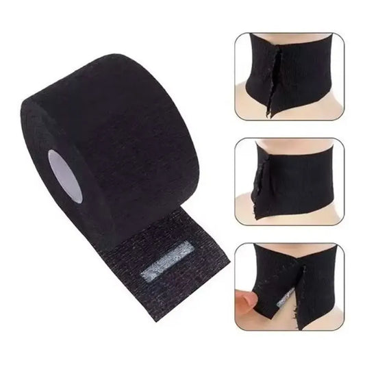 5 Papel Para Cuello Barberia Peluqueria Barber Negro