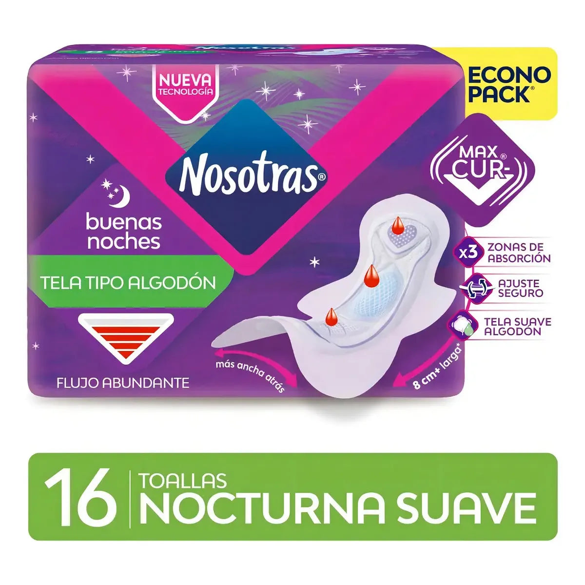 Nosotras Buenas Noches Nocturnas Suave - 16- Unidad - 1