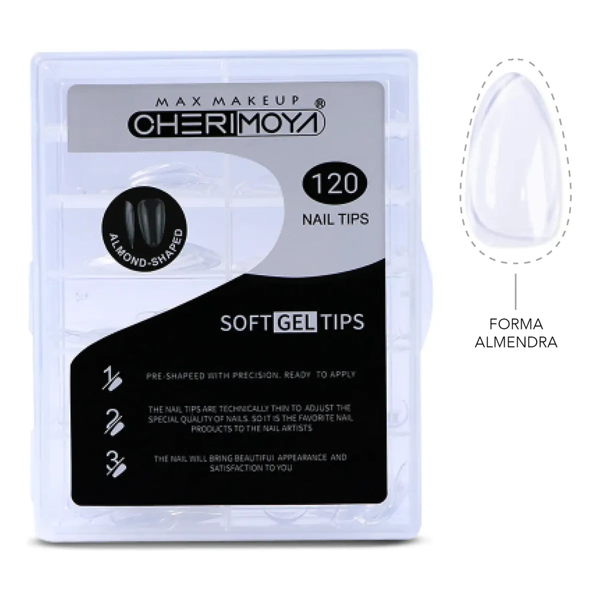 Kit Soft Gel Cherimoya Ultrabond + Tips + Gel Solido