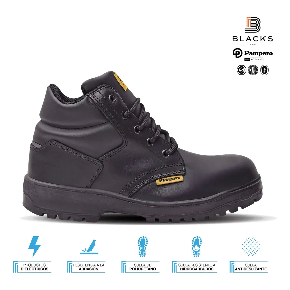 Botines De Seguridad Pampero 249 Ice Puntera Acero Trabajo
