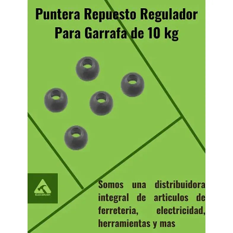 Puntera De Goma Regulador Gas De Garrafa 10 Kg X 10 Unidades