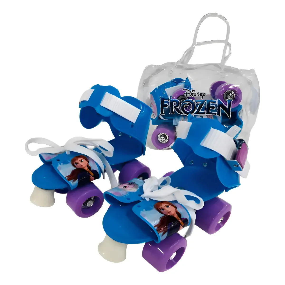 Patines Ajustable 4 Ruedas Frozen Talle 28 Al 32 Original