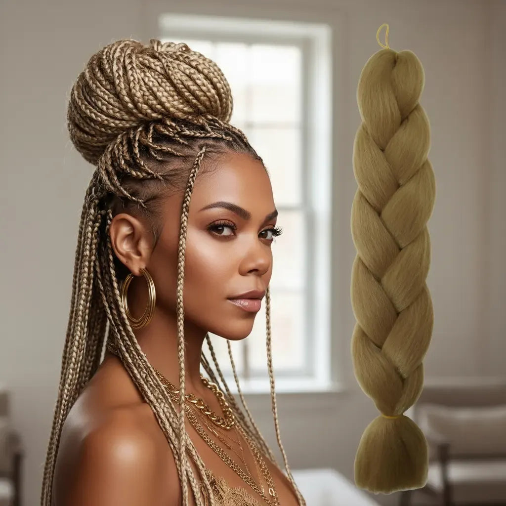 Extensiones Pelo Kanekalon Termico Jumbo Trenzas Africanas
