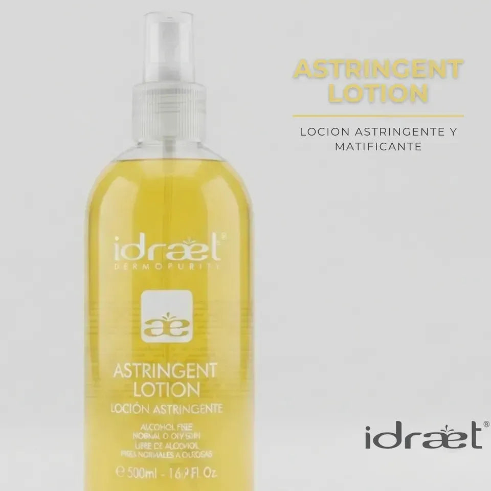 Loción Astringente Pieles Grasas Con Te Verde 500 Ml Idraet