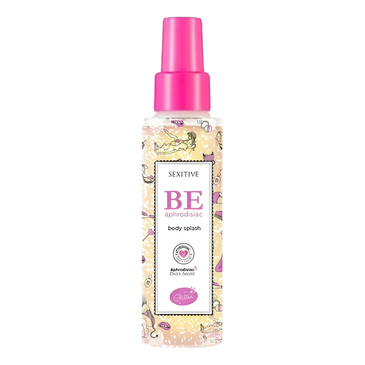 Body Splash Sexitive Be Afrodisiaco con Glitter 60ml