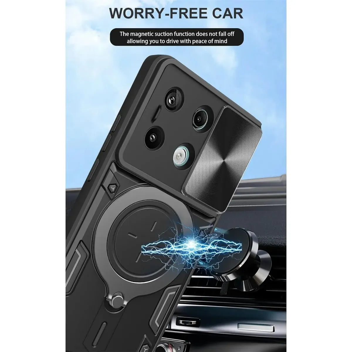 Funda P/ Redmi Note 13 Pro 4g Camshield Pro Caseme + Film