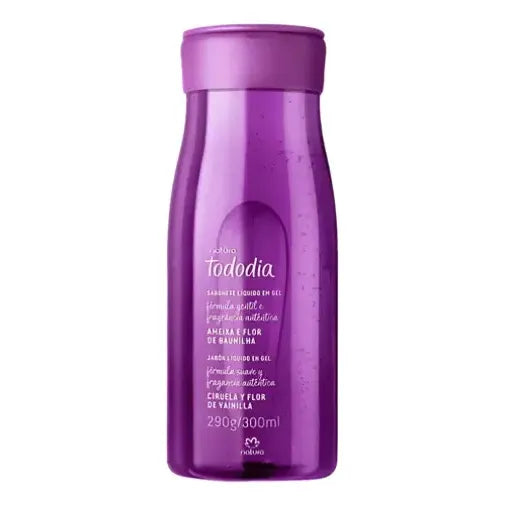 Jabón Líquido En Gel Natura Tododia Ciruela Y Flor De Vainilla 300 Ml