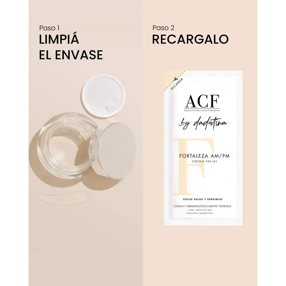 Recarga Fortaleza Am Pm Crema Facial Recarga Momento De Aplicación Día/noche