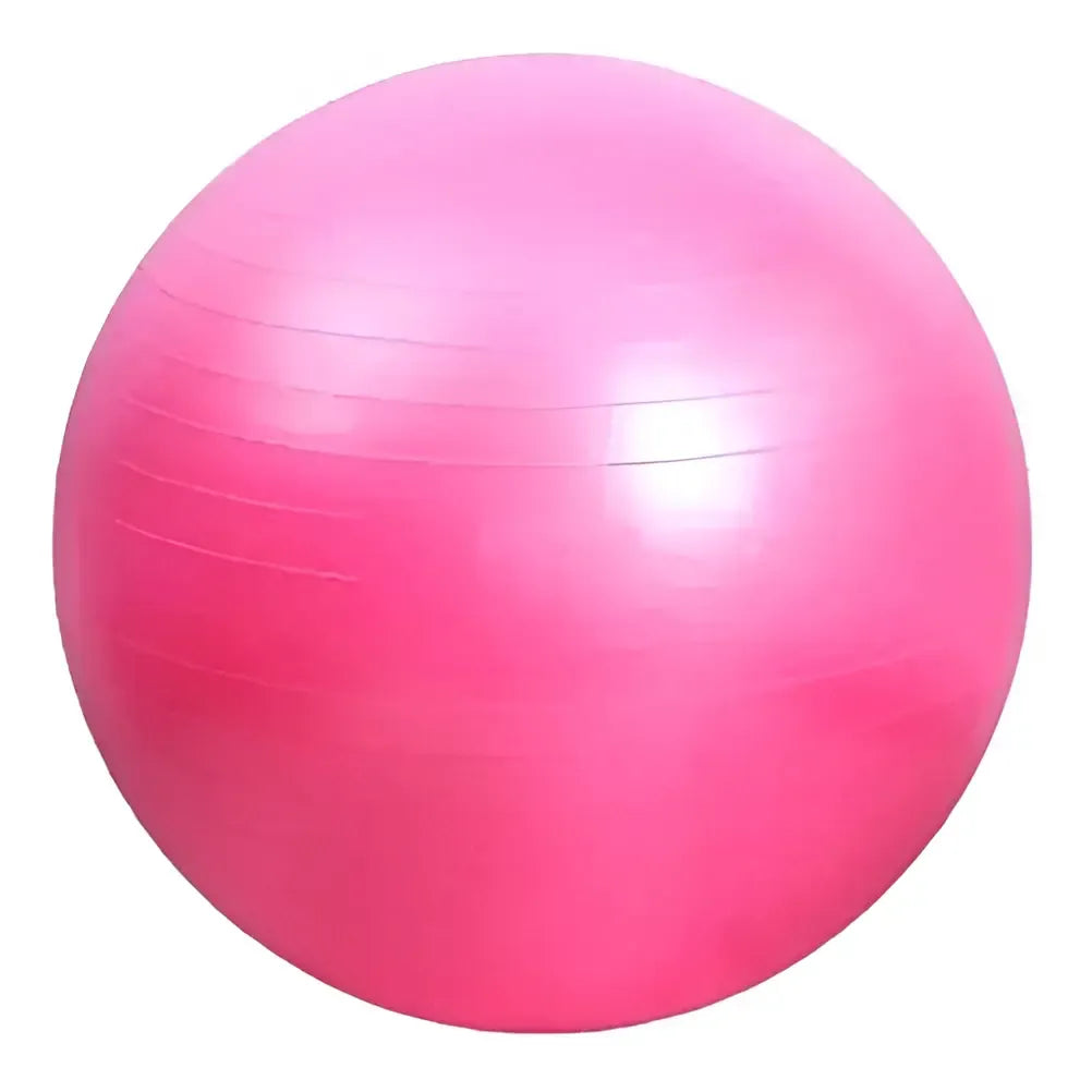 Pelota Esferodinamia 65 Cm Textura Suave Pilates Yoga Color Gris