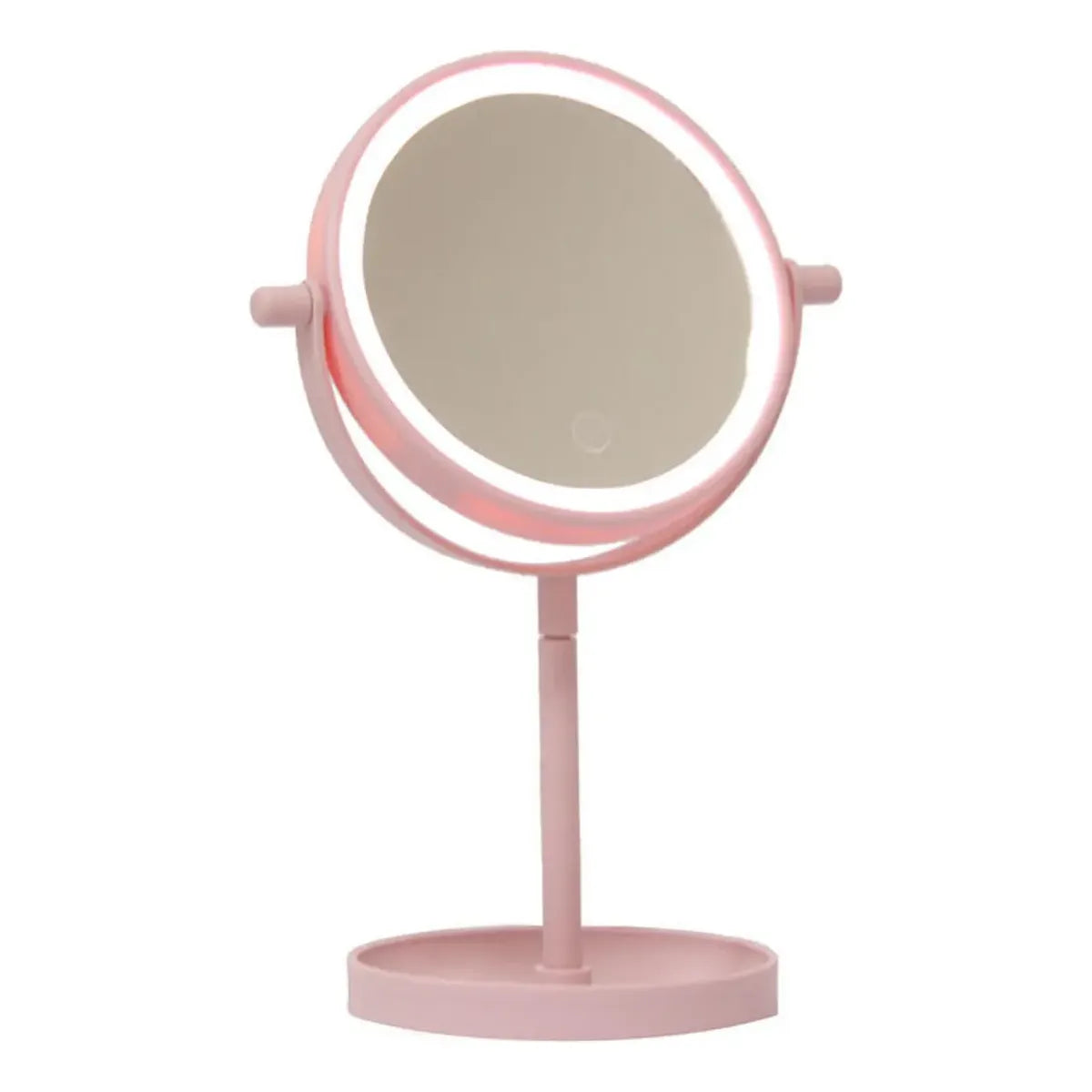 Espejo Maquillaje Aro Luz Led Personal Base Mesa Giratorio