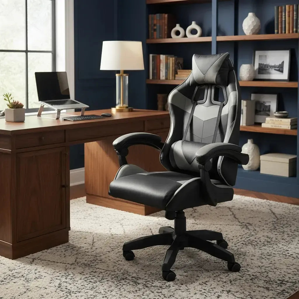 Silla Gamer Pc Escritorio - Sillón Ergonómico Reclinable Scp