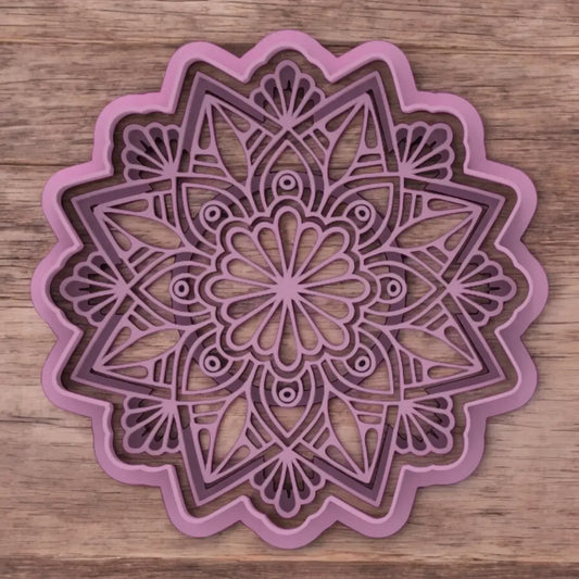 Cortante Mandala Cerámica Arcilla Fondant 10 X 10 Cm Cod1680