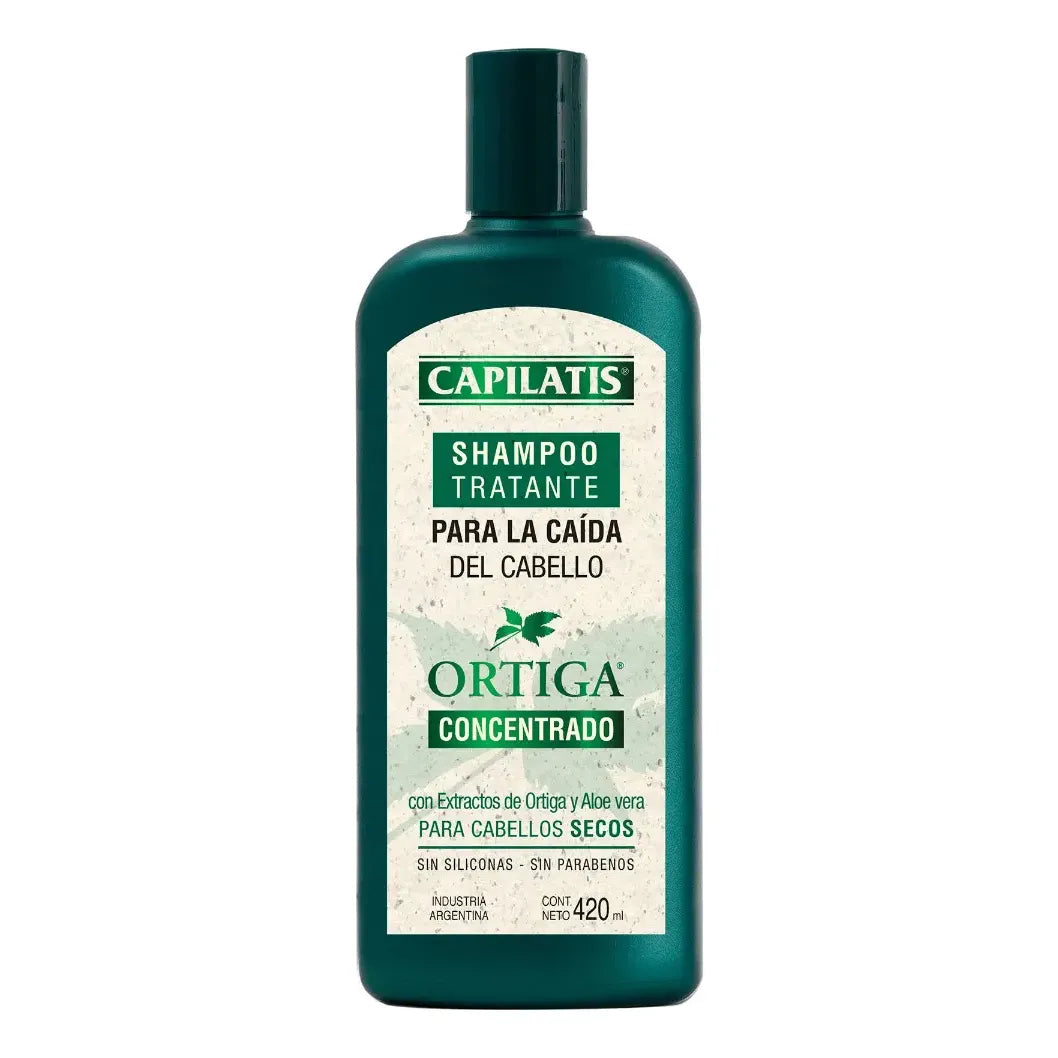 Capilatis Shampoo Tratante Secos X 420ml Ortiga Concentrado