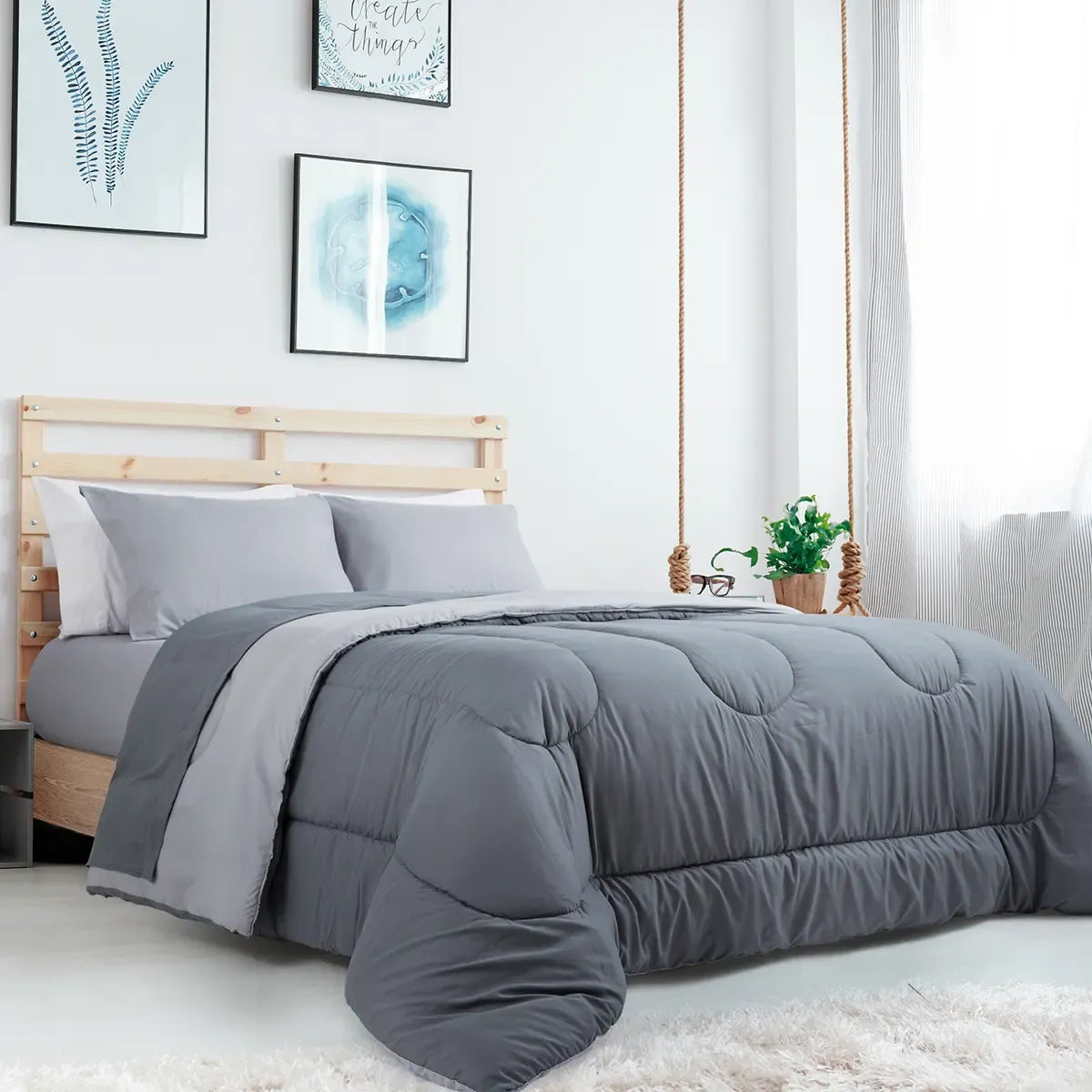 Juego Sabana 2 1/2 Pz Linea Plus Basic Premium Super Soft