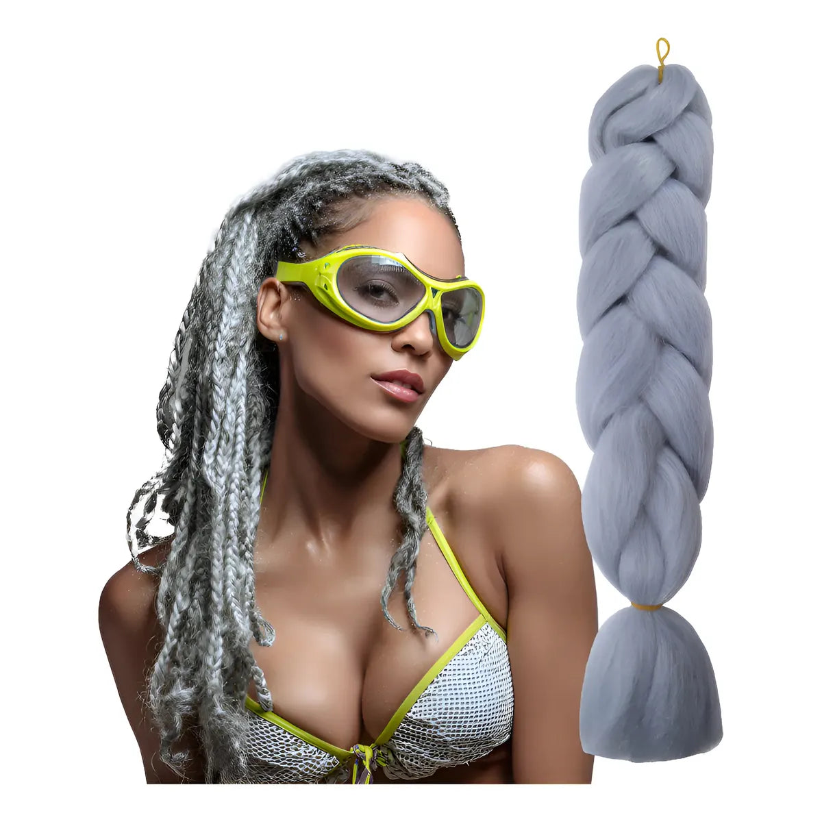 Extensiones Pelo Kanekalon Termico Jumbo Trenzas Africanas