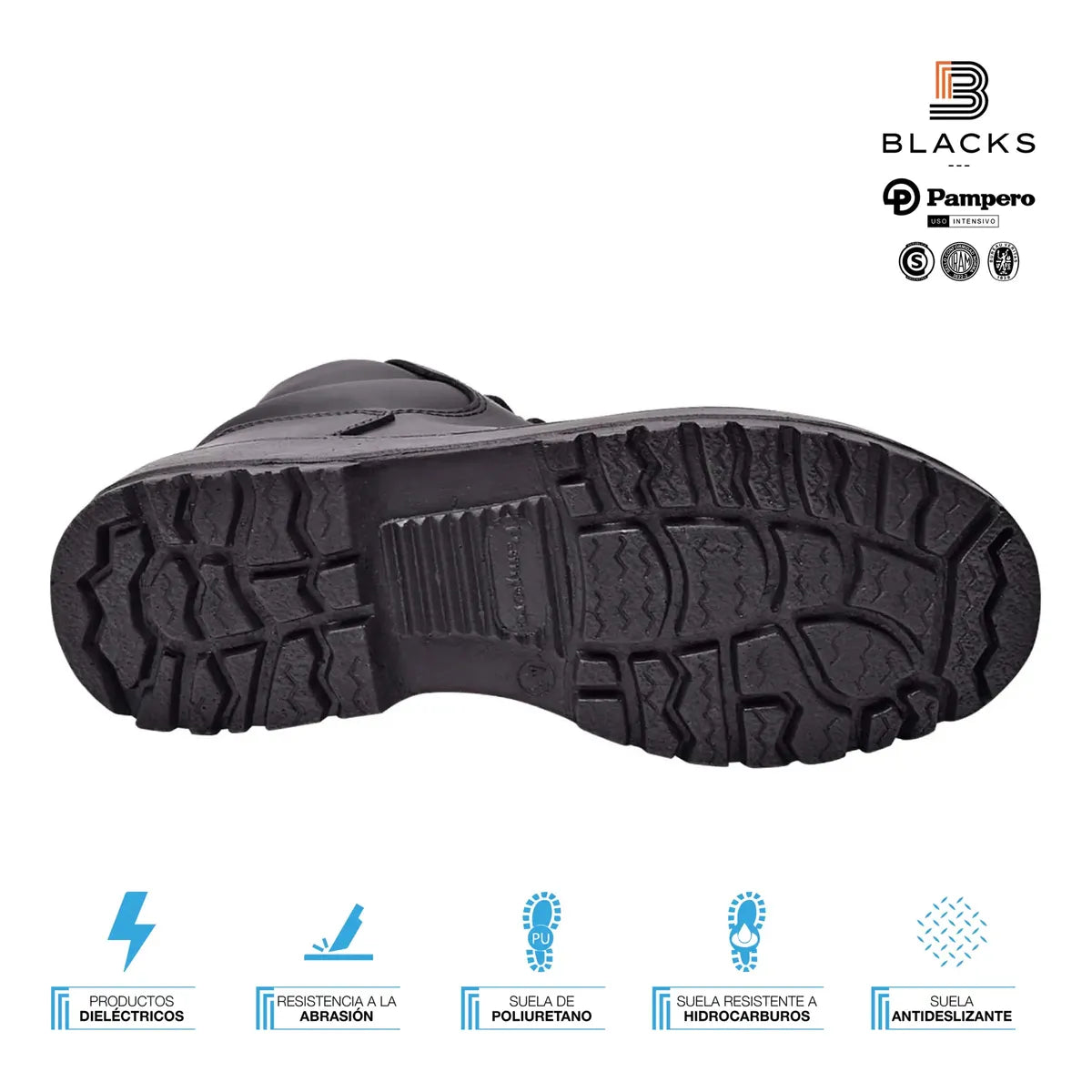 Botines De Seguridad Pampero 249 Ice Puntera Acero Trabajo