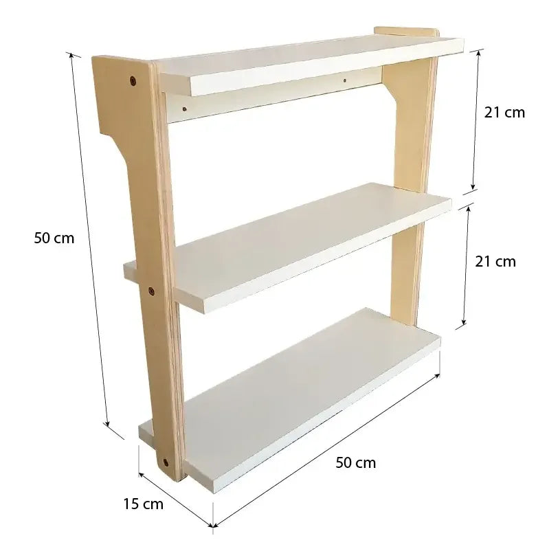 Repisa De 3 Estantes Ancho 50cm