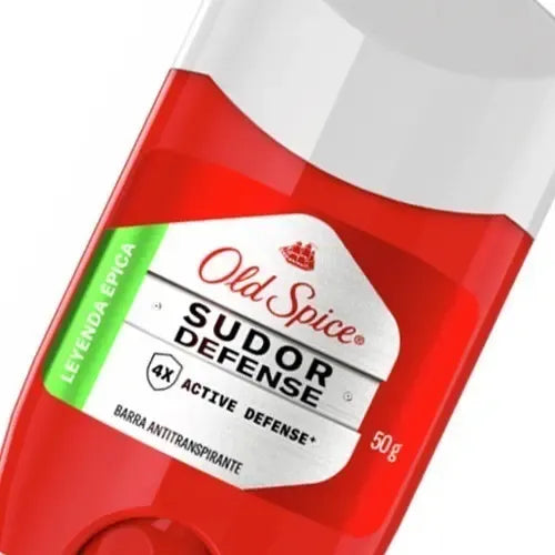 Old Spice Sudor Defense Leyenda Épica Barra Antitranspirante