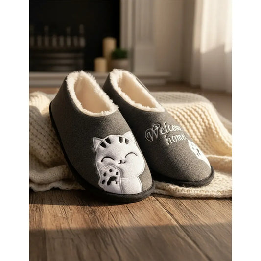 Pantufla Hornerito Mujer Chinela Acolchado Cómoda Algodón