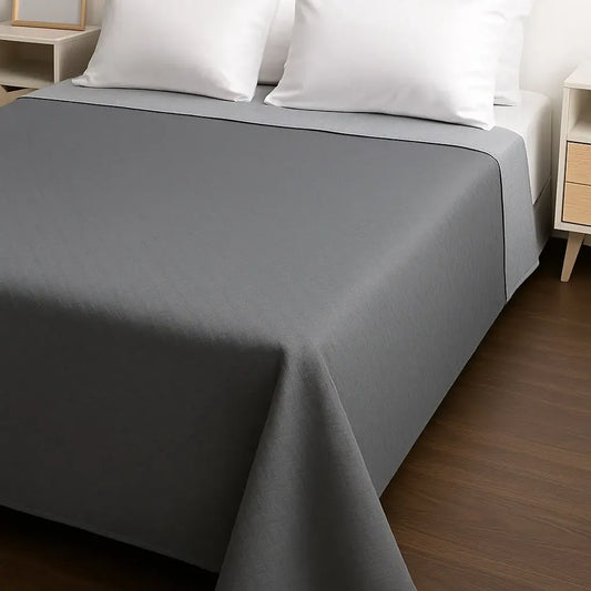 Cover Cubrecama Fiji Verano Reversible 2 1/2 Plazas Liso