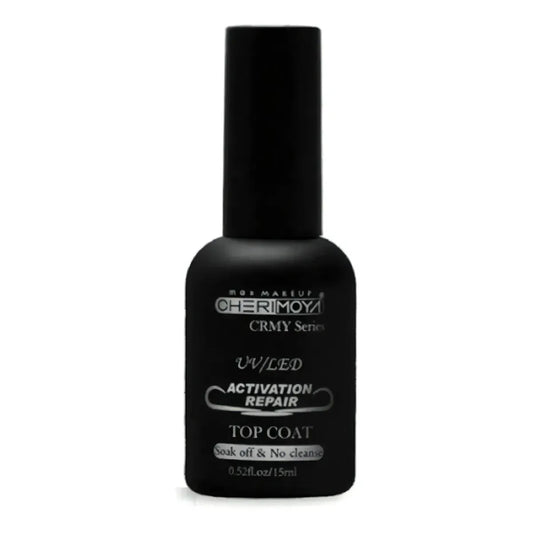 Top Coat Activador de Color Cherimoya con Extra Brillo, 15 mL