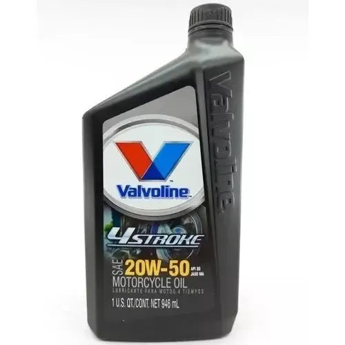 Valvoline 4 Stroke 20w50 946ml Aceite Para Motos 4 Tiempos