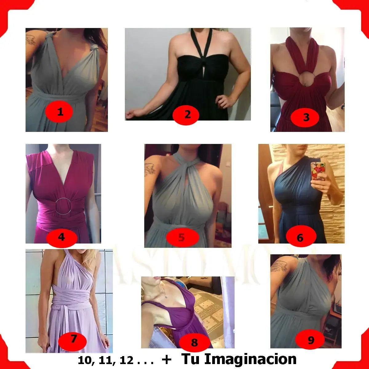 Vestidos Fiesta Multiforma Mas De 15 Manera De Usarlo