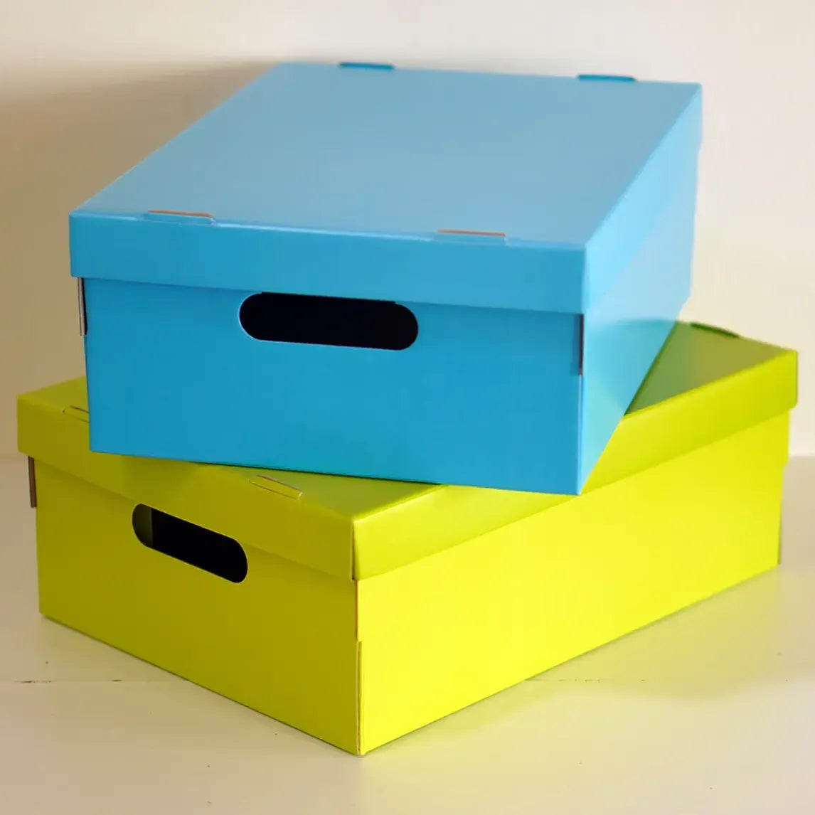 Set X10 Cajas Chicas Organizadoras De Cartón Barnizadas