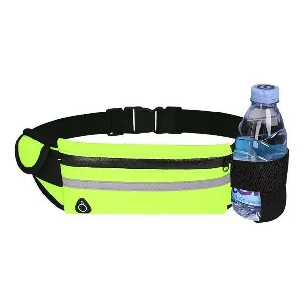 Riñonera Deportiva Neopreno Impermeable Amarilla Marca WIL Para Running