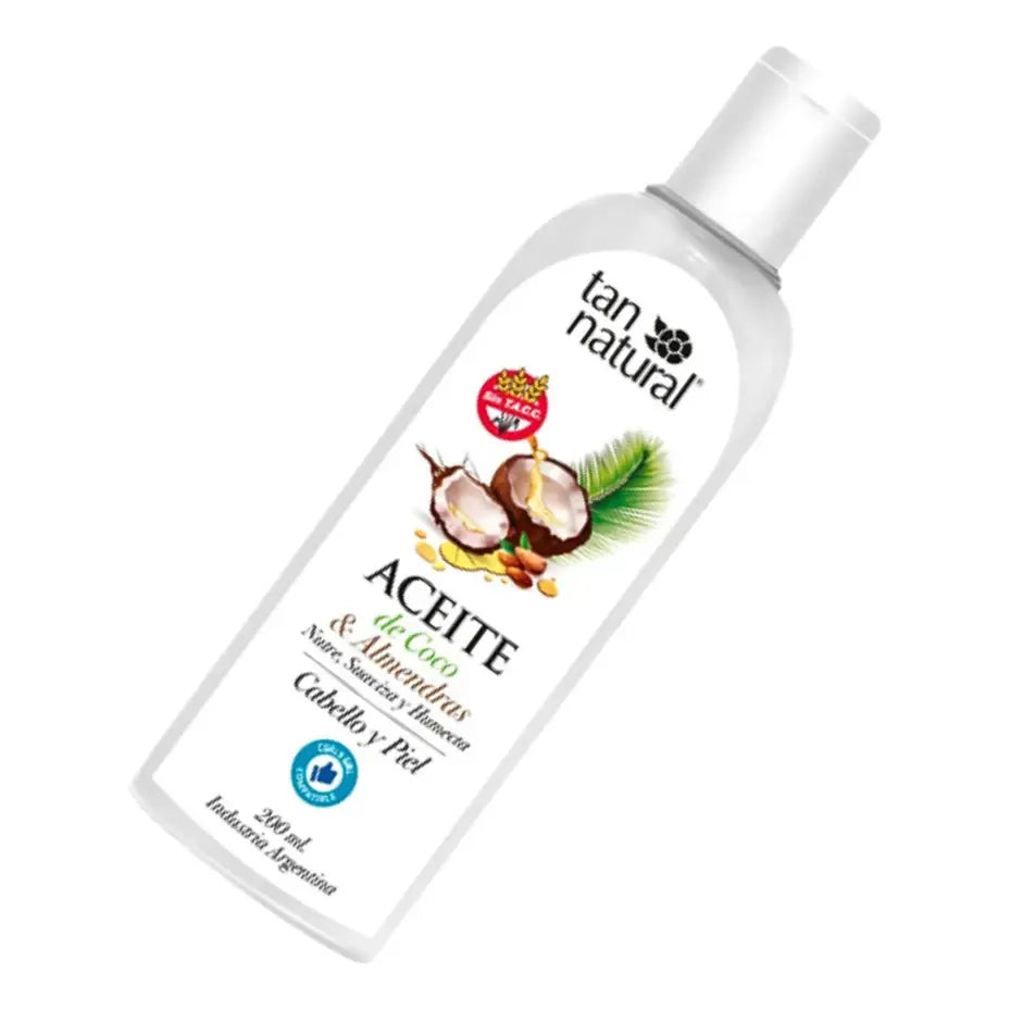 Aceite De Coco Para Cabello Y Piel Sin Tacc - Tan Natural