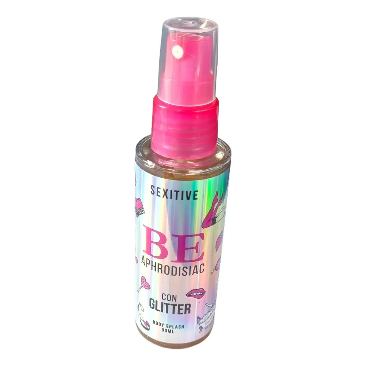 Body Splash Sexitive Be Afrodisiaco con Glitter 60ml