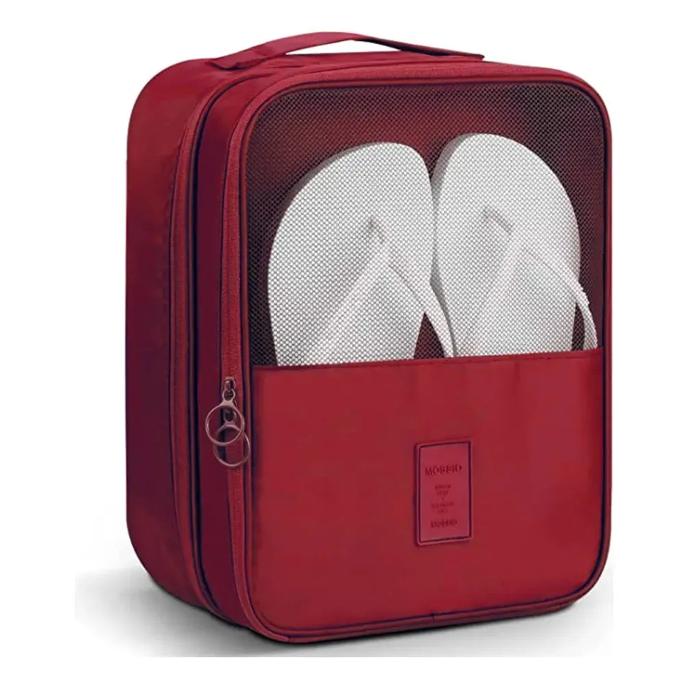 Organizador De Zapatos Zapatillas Botines Viaje Valija Ojota Color Gris