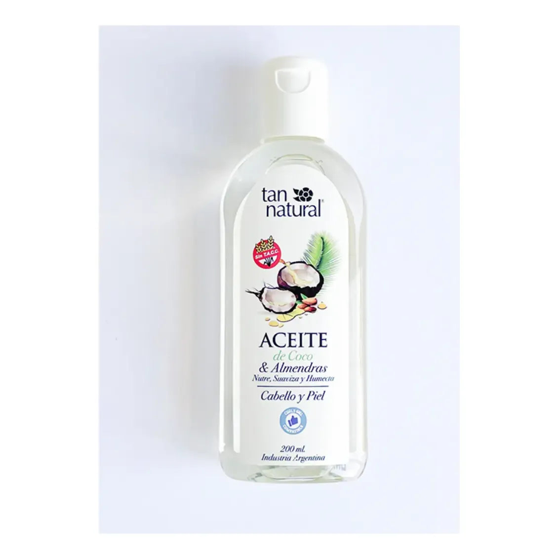 Aceite De Coco Para Cabello Y Piel Sin Tacc - Tan Natural