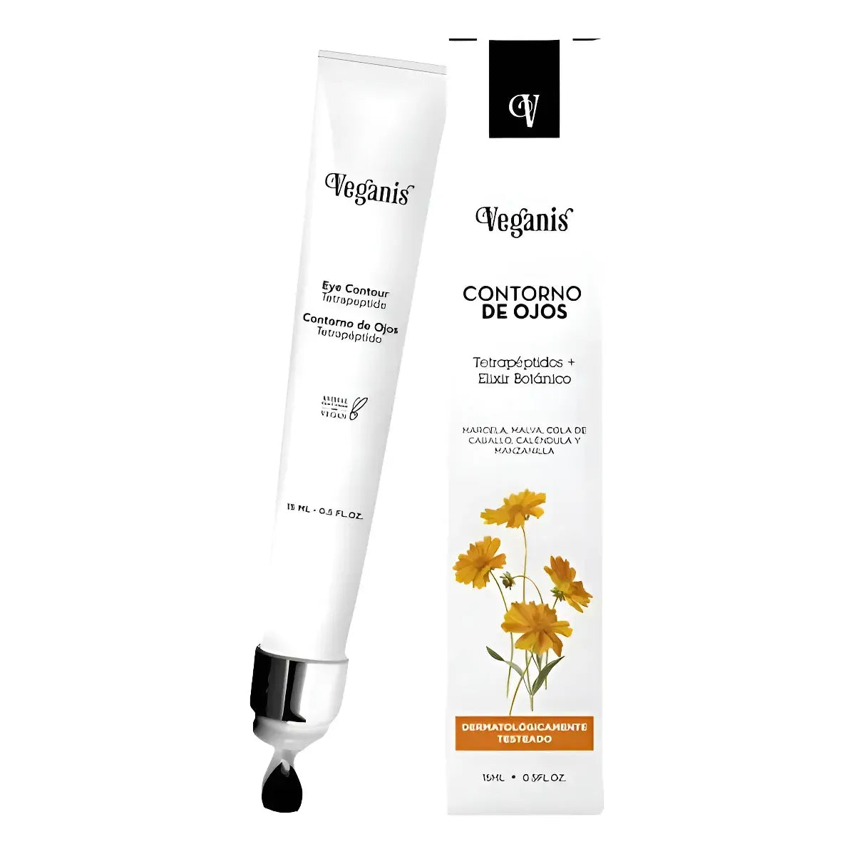 Kit Veganis Mirada Radiante Aceite Pestañas Cejas Contorno