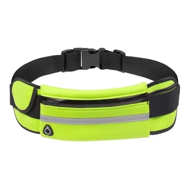 Riñonera Deportiva Neopreno Impermeable Amarilla Marca WIL Para Running