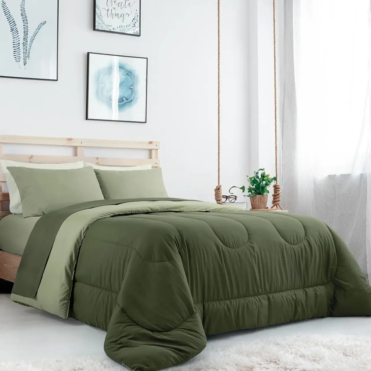 Juego Sabana 2 1/2 Pz Linea Plus Basic Premium Super Soft