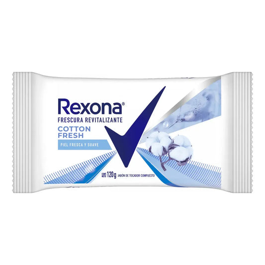 Jabón En Barra Rexona Cotton Fresh 120 Gr