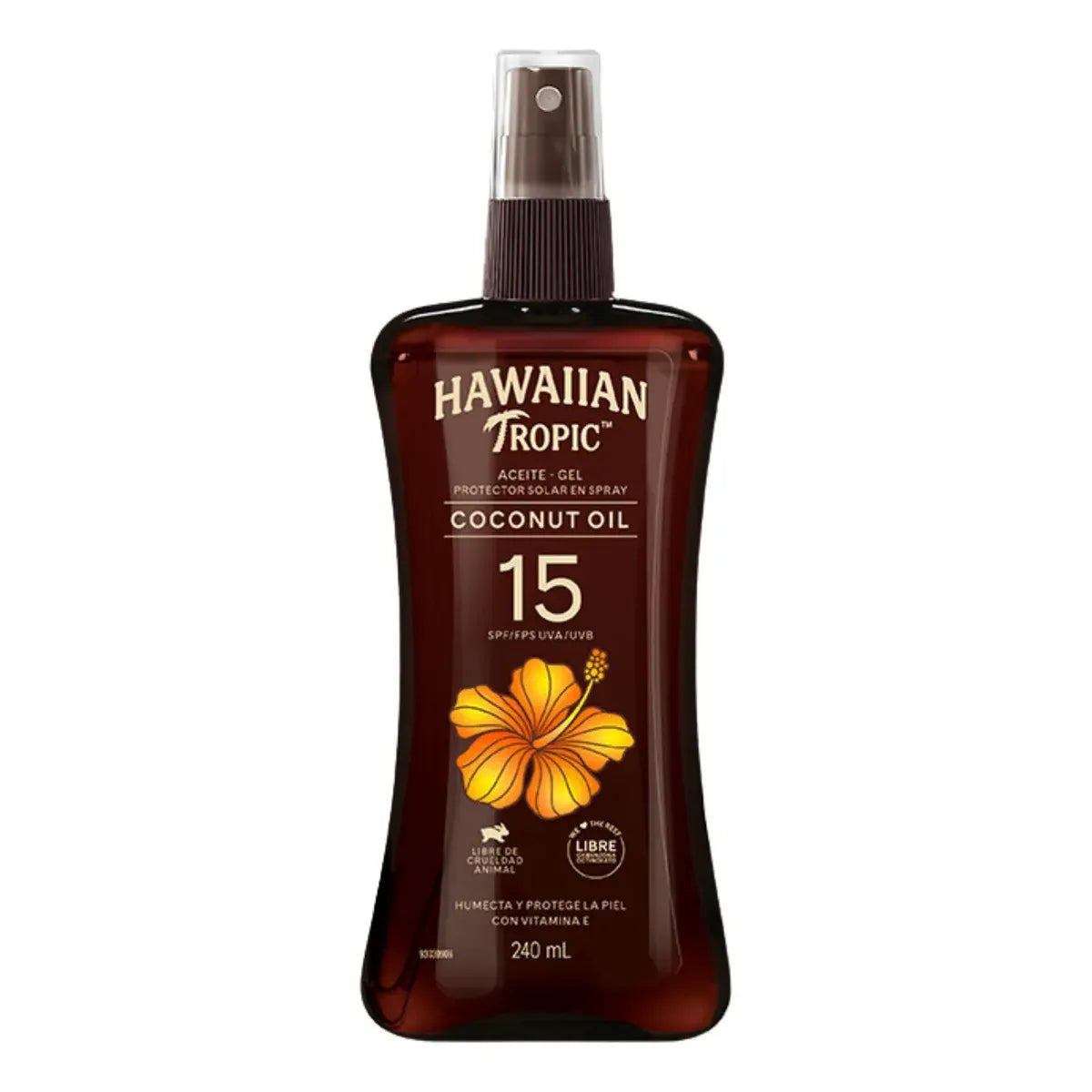 Protector solar Hawaiian Tropic Tanning Oil Protection 15FPS en aceite 240mL