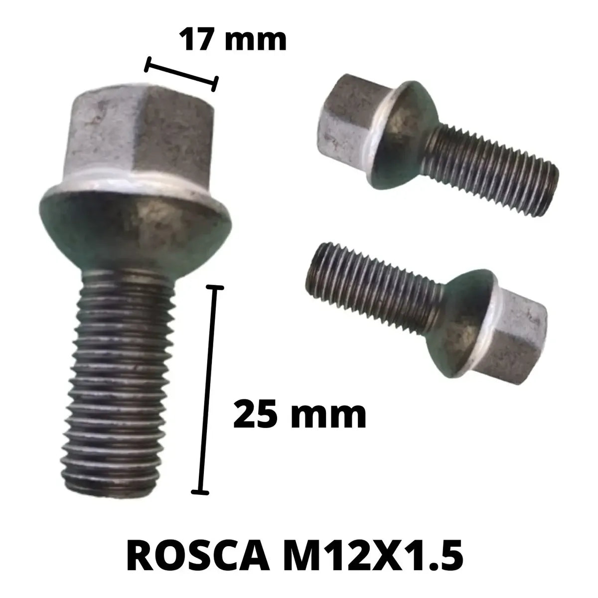 Bulon Rueda P/ Vw Gol Trend Senda Saveiro Up Kit X4 Unidades