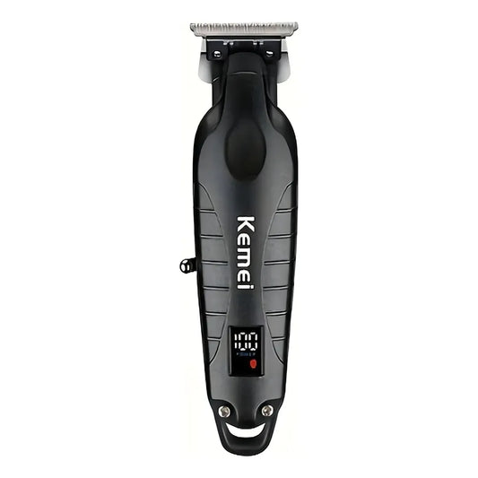 Cortadora de Pelo Inalámbrica Kemei KM 2293 Acero Inoxidable Negro