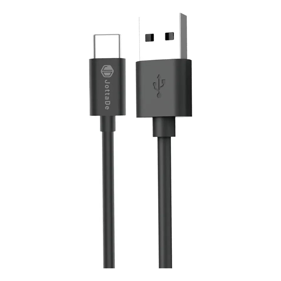 Cargador De Pared Jd T-24 Cable Usb Tipo C Negro Carga Rápida 1.20 Mts Para Motorola Samsung Xiaomi Compatible iPhone 15 16 17 Air Pro Max