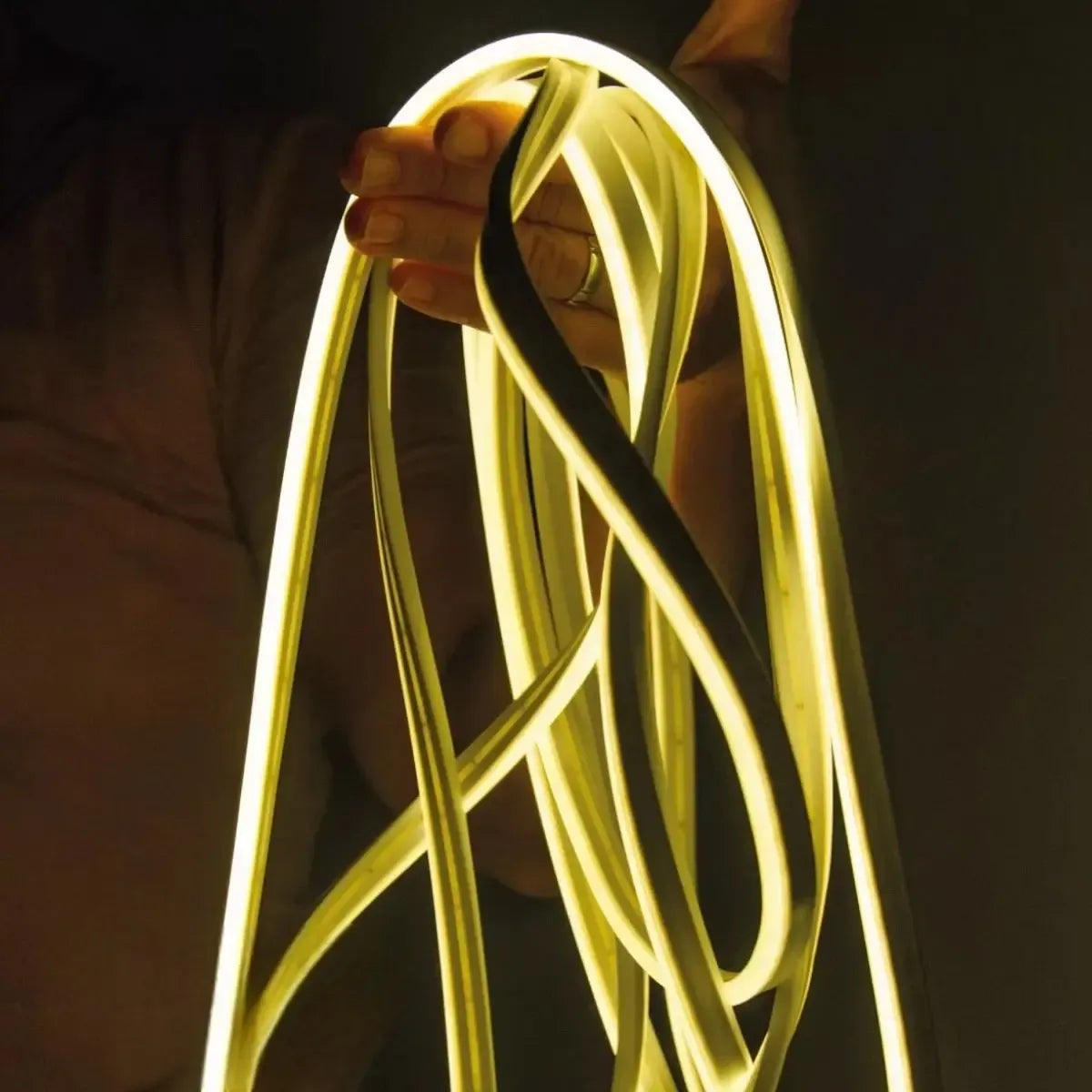 Kit Tira Led Neon Flexible + Fuente 5mts 12v Exterior
