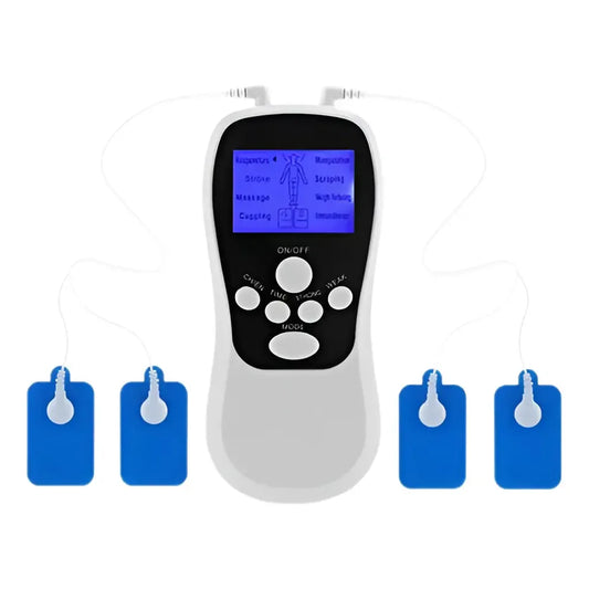 Electroestimulador Masajeador De 4 Electrodos Recargable