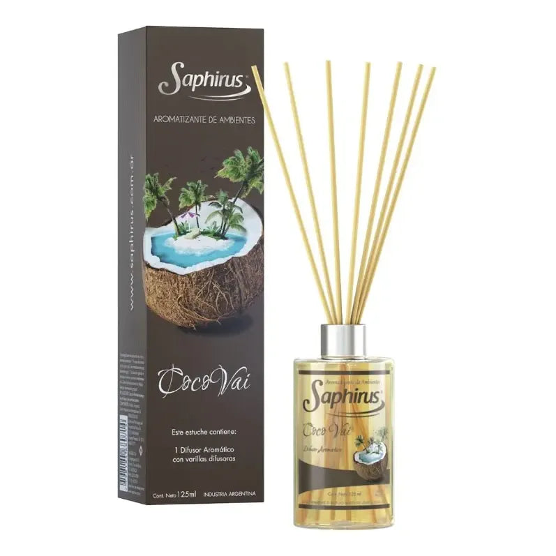 Difusor Saphirus Con Varillas Aromatizador De Ambiente