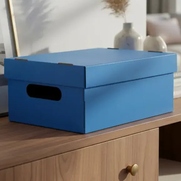 Caja Chica Organizadora De Cartón Barnizada