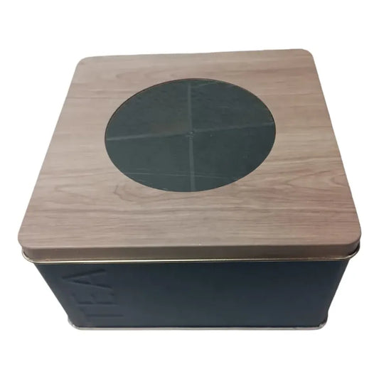 Lata Té 4 Divisiones con visor Nórdica Negro