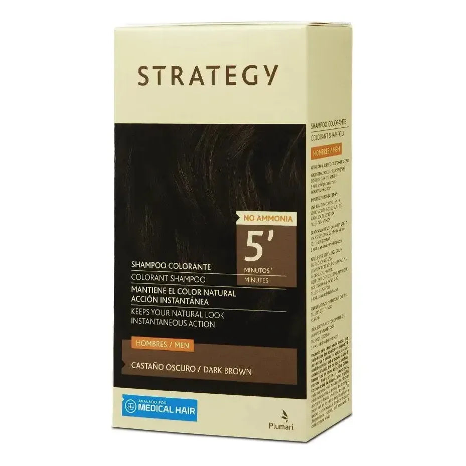Strategy Castaño Oscuro - Shampoo Colorante