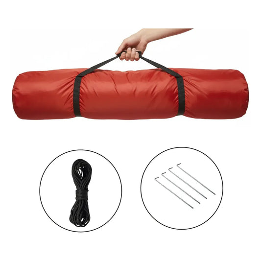 Carpa Gazebo De Facil Armado Dakota 300x300x190cm Color Rojo