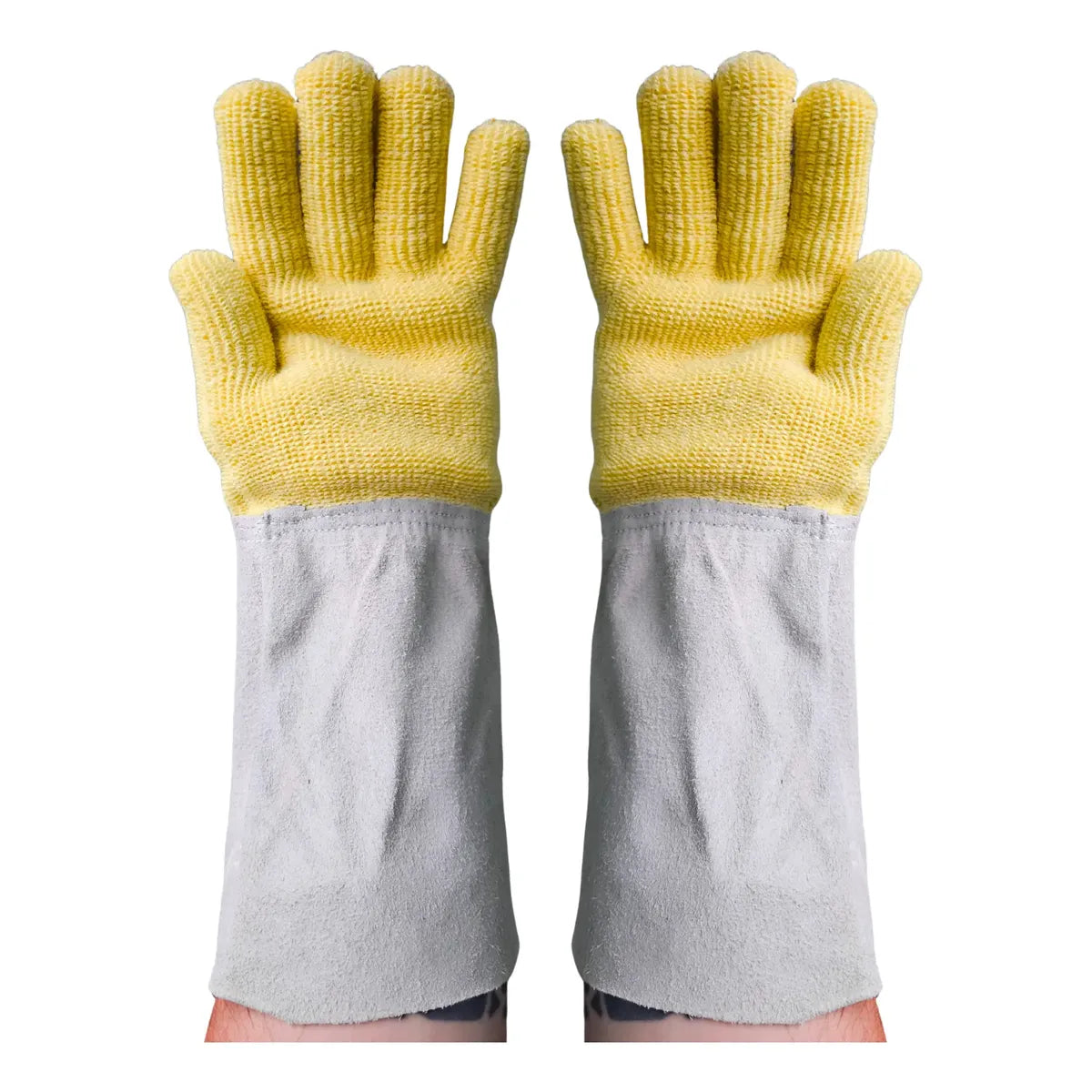Par Guante Terrycloth Kevlar Puño Descarne Alta Temperatura